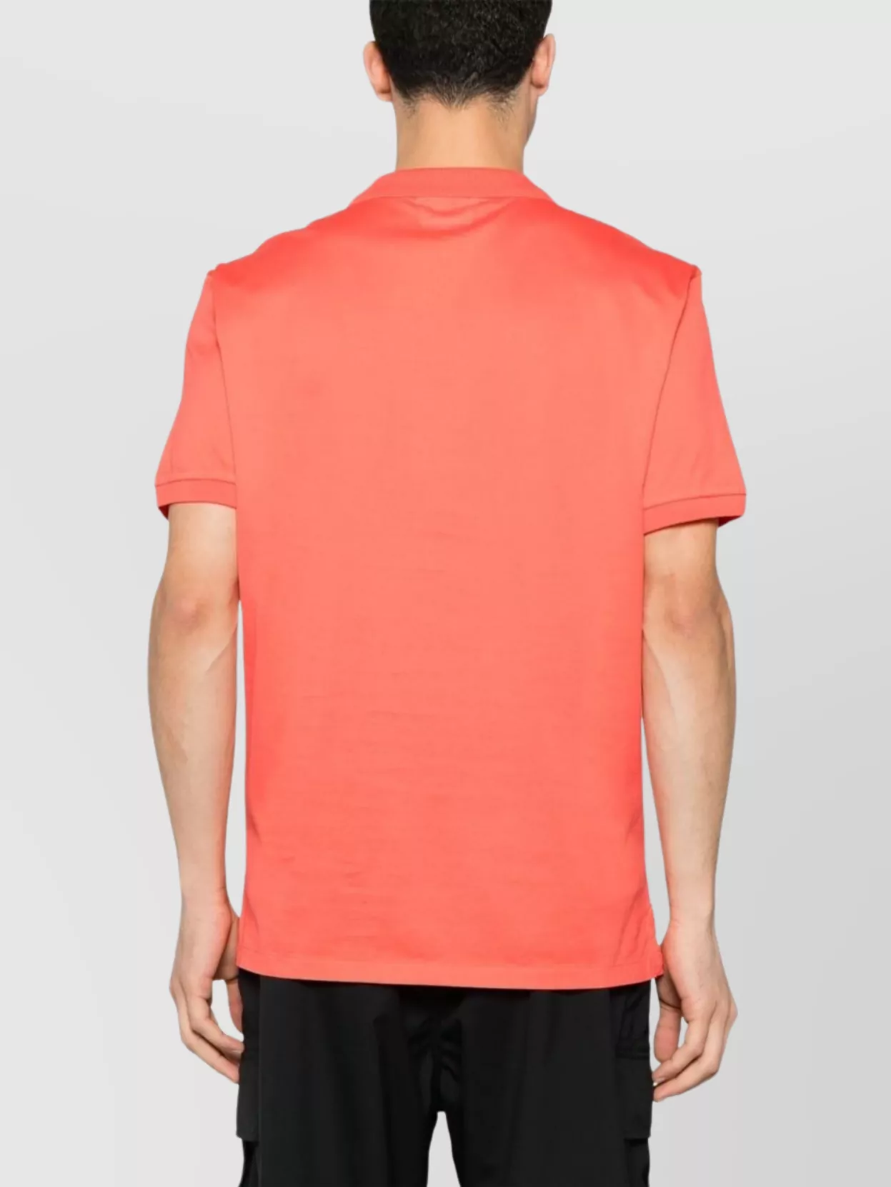 C.p. Company Logo Polo Shirt With Collar And Cuffs