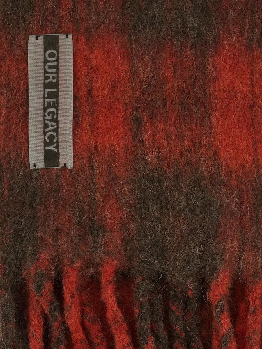 Our Legacy Alpaca-Blend Embroidered Scarf