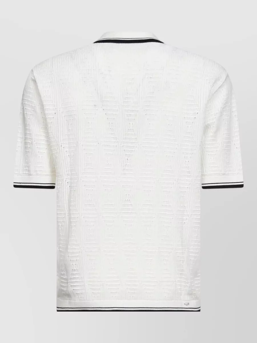 Laneus Knitted Polo Shirt