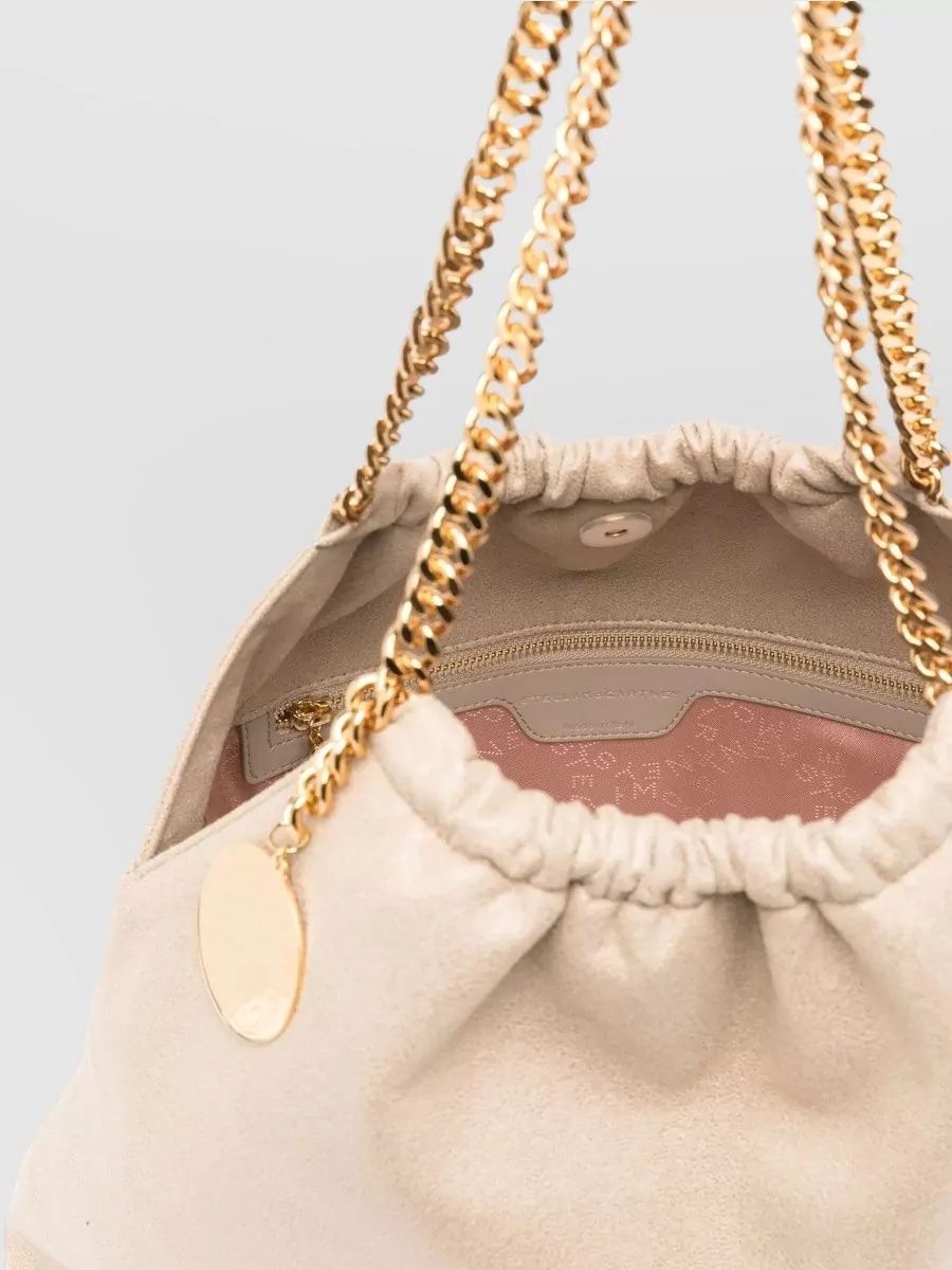 Stella Mccartney Medium Drawstring Bag Chain Strap