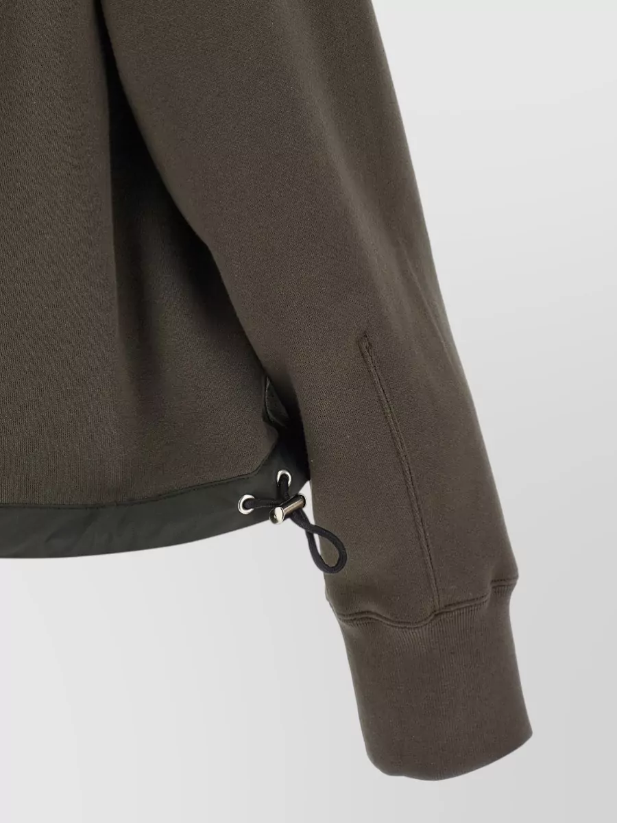 Sacai Cotton Zip-Up Hoodie