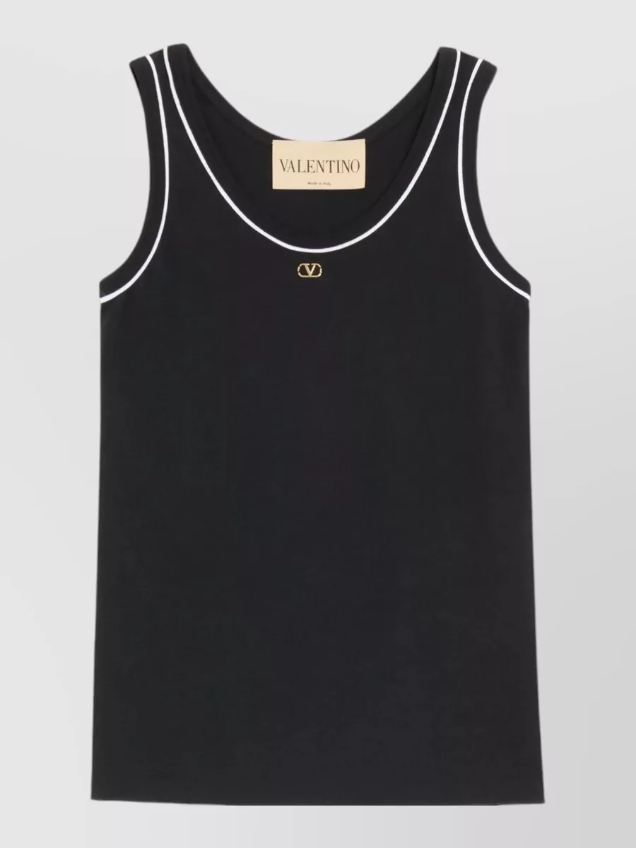 Valentino cotton jersey tank top