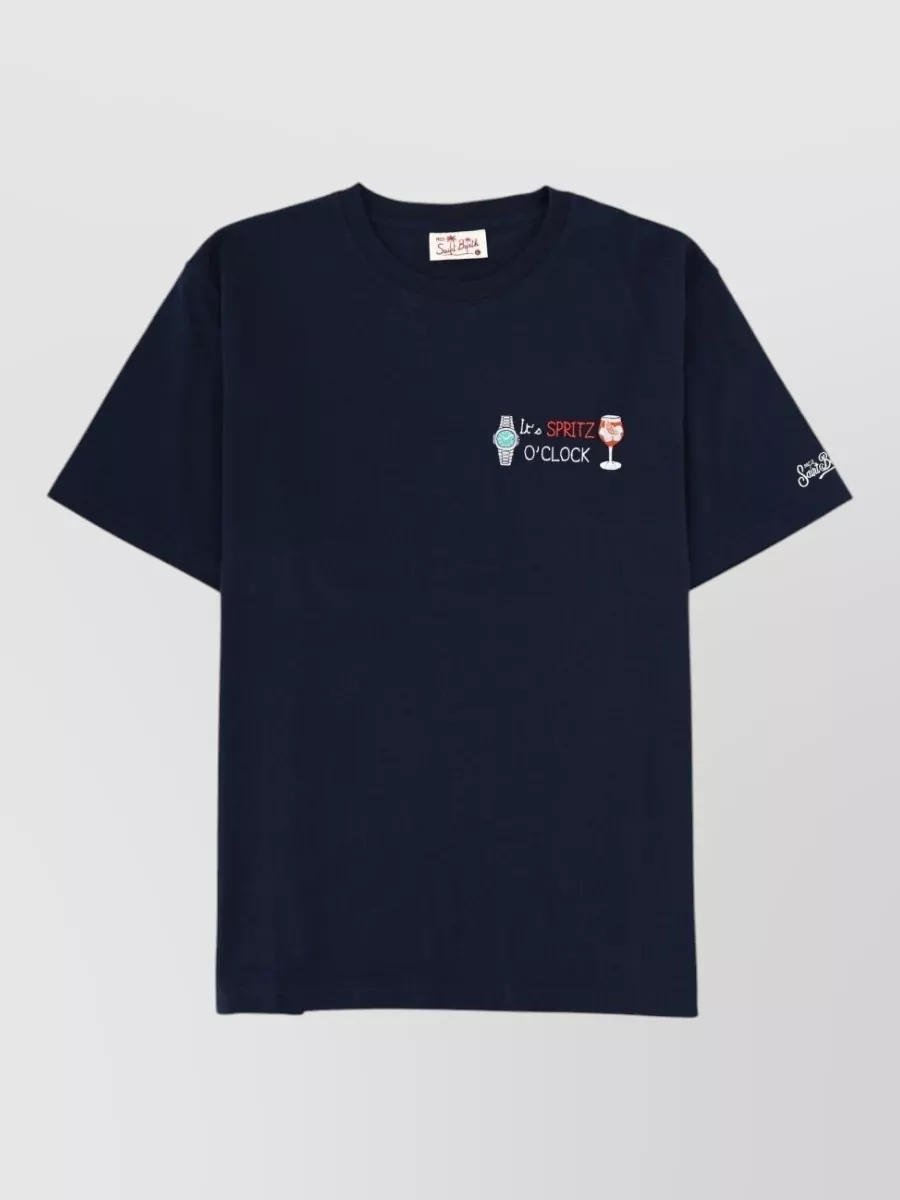 Mc2 Saint Barth embroidered cotton t-shirt
