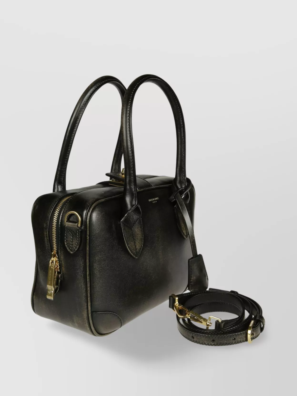 Golden Goose Structured Shoulder Bag With Detachable Strap And Top Handles