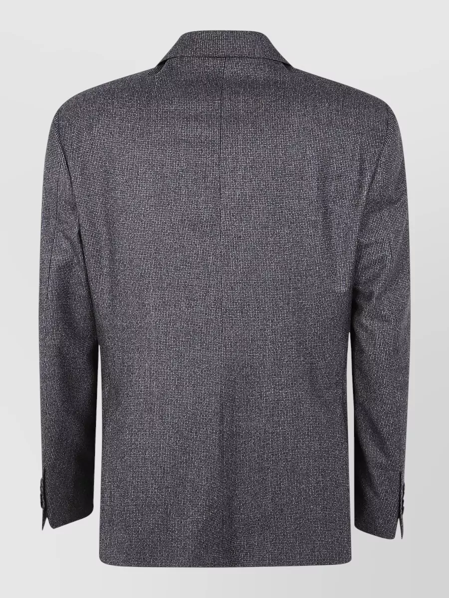 Tagliatore Notched Single-breasted Wool Suit In Gray
