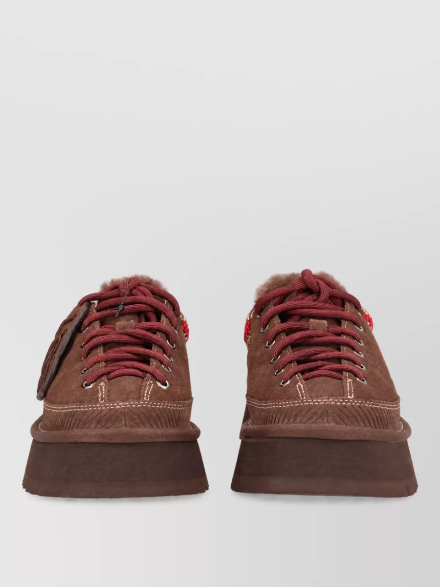 Ugg leather low-top sneakers
