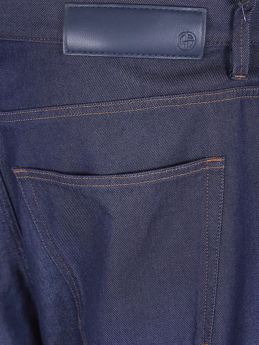 Giorgio Armani Denim Straight-Leg Trousers