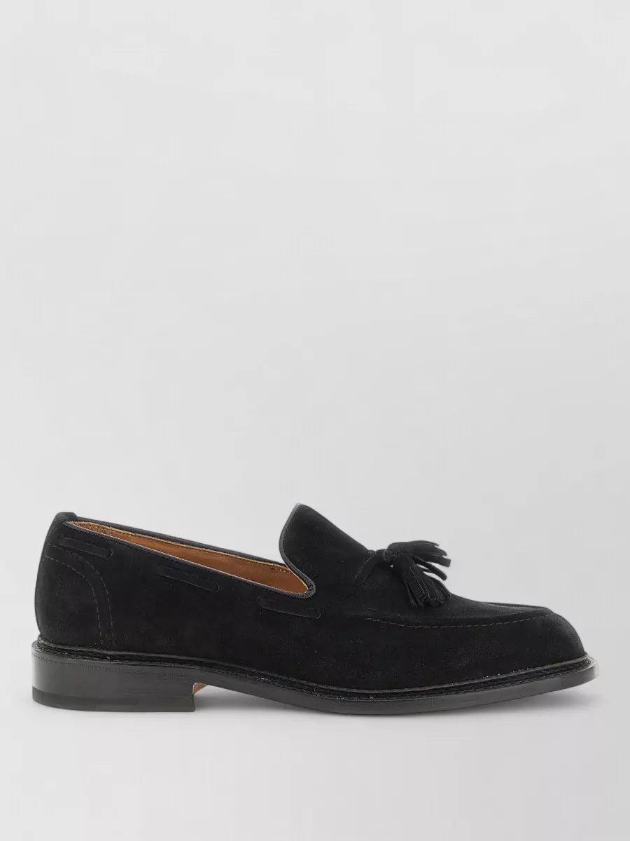Tricker's Suede Tassel Loafers
