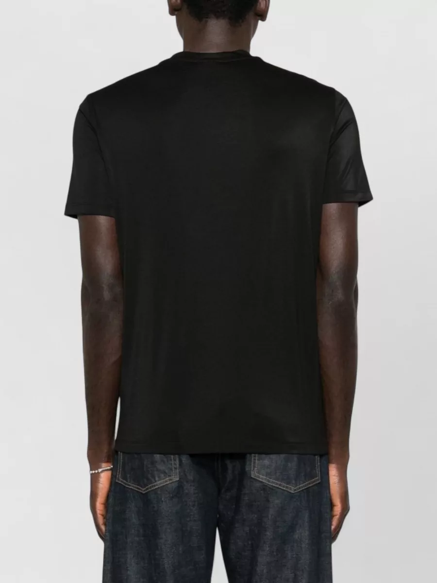 Emporio Armani Silk Blend Short-Sleeve T-Shirt