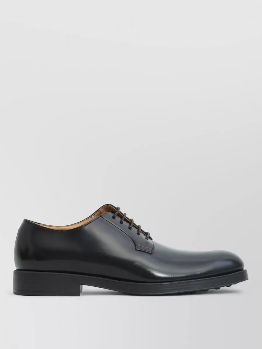 Tod's leather derby shoes