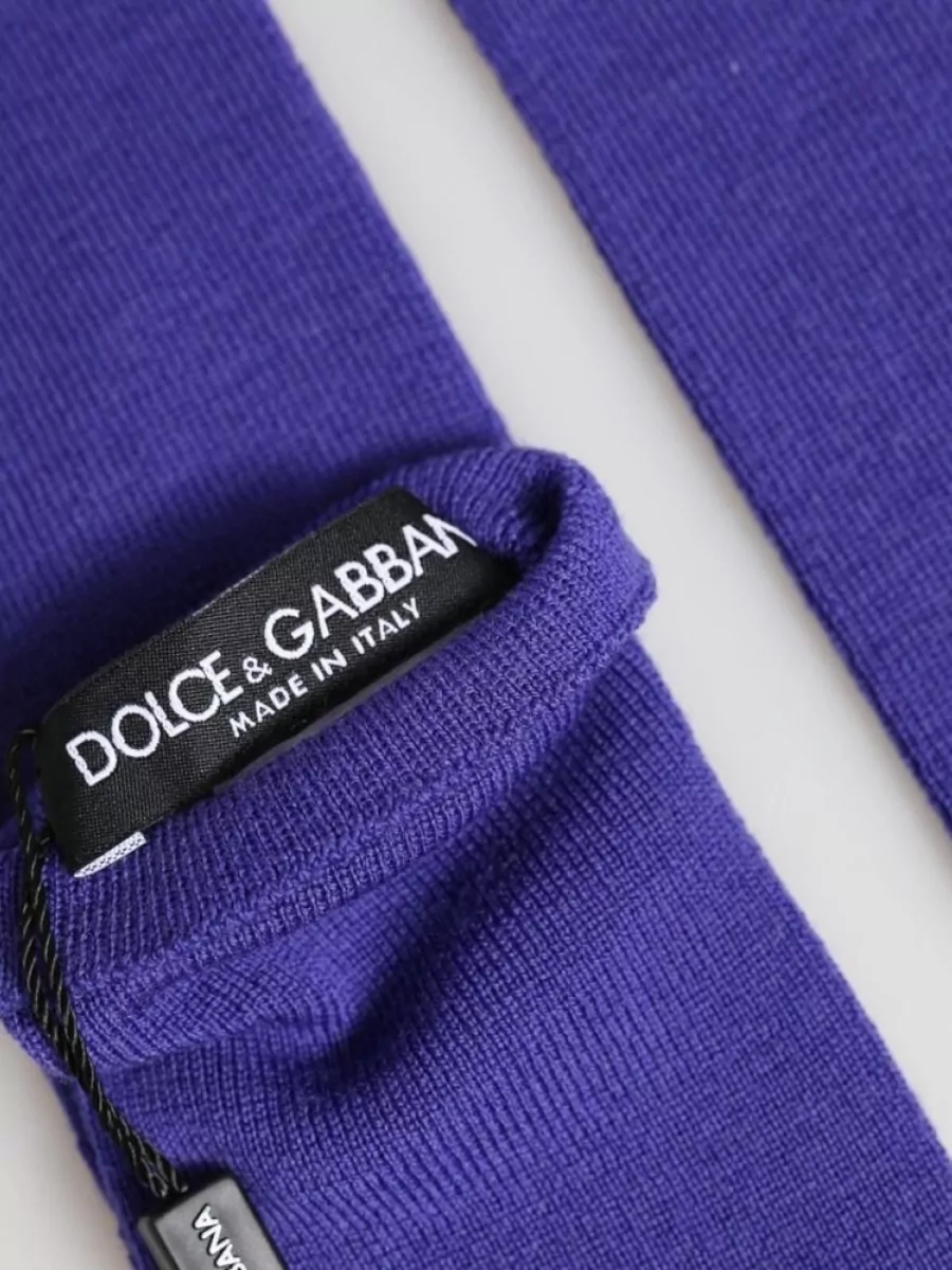 Dolce&Gabbana Wool Fingerless Elbow Length Gloves