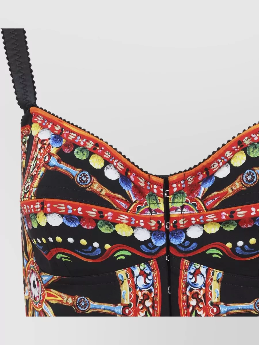 Dolce&Gabbana Silk Printed Mini Dress