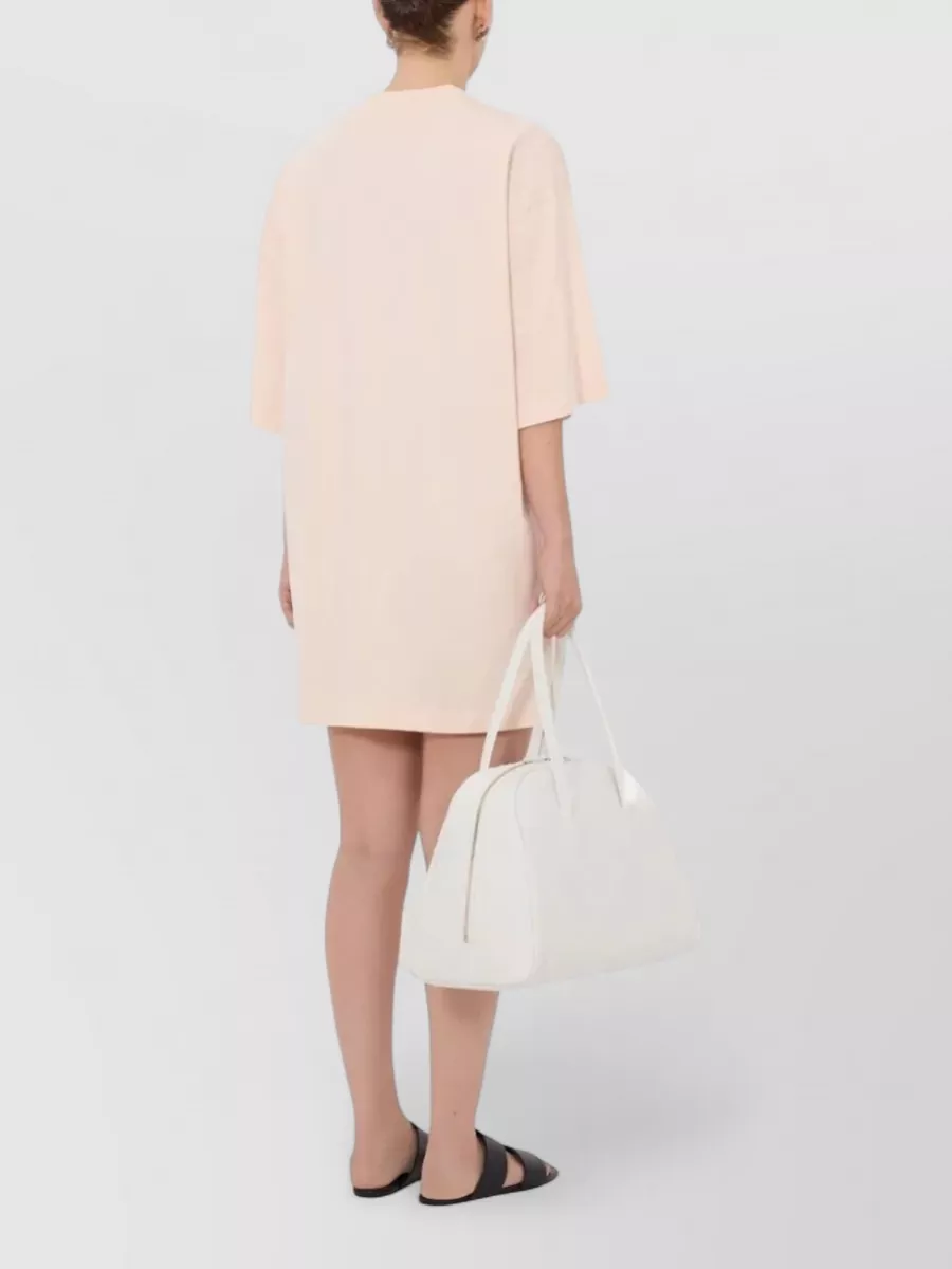 Loulou Studio Ayaz Short Sleeve Cotton Jersey Dress