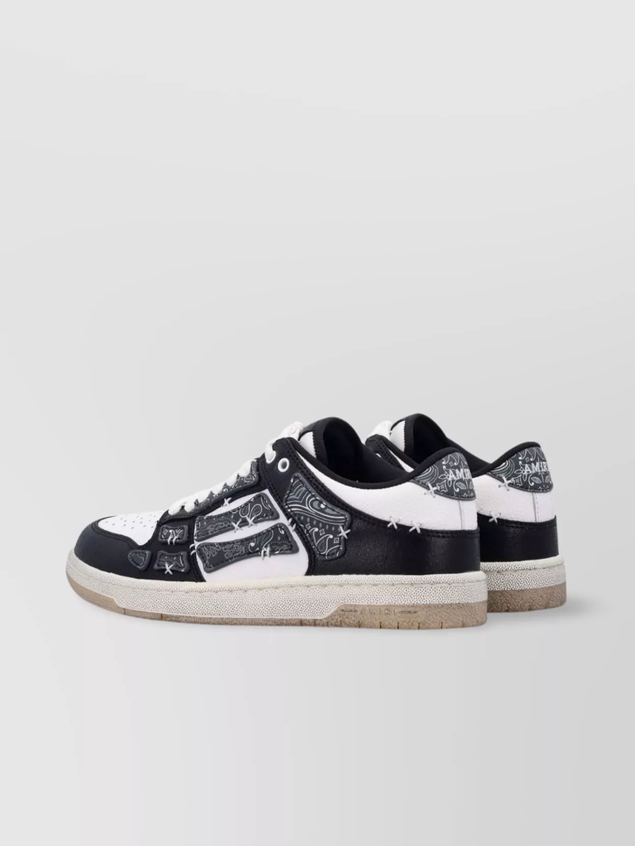 Amiri Bandana Skeleton Low Top Sneakers