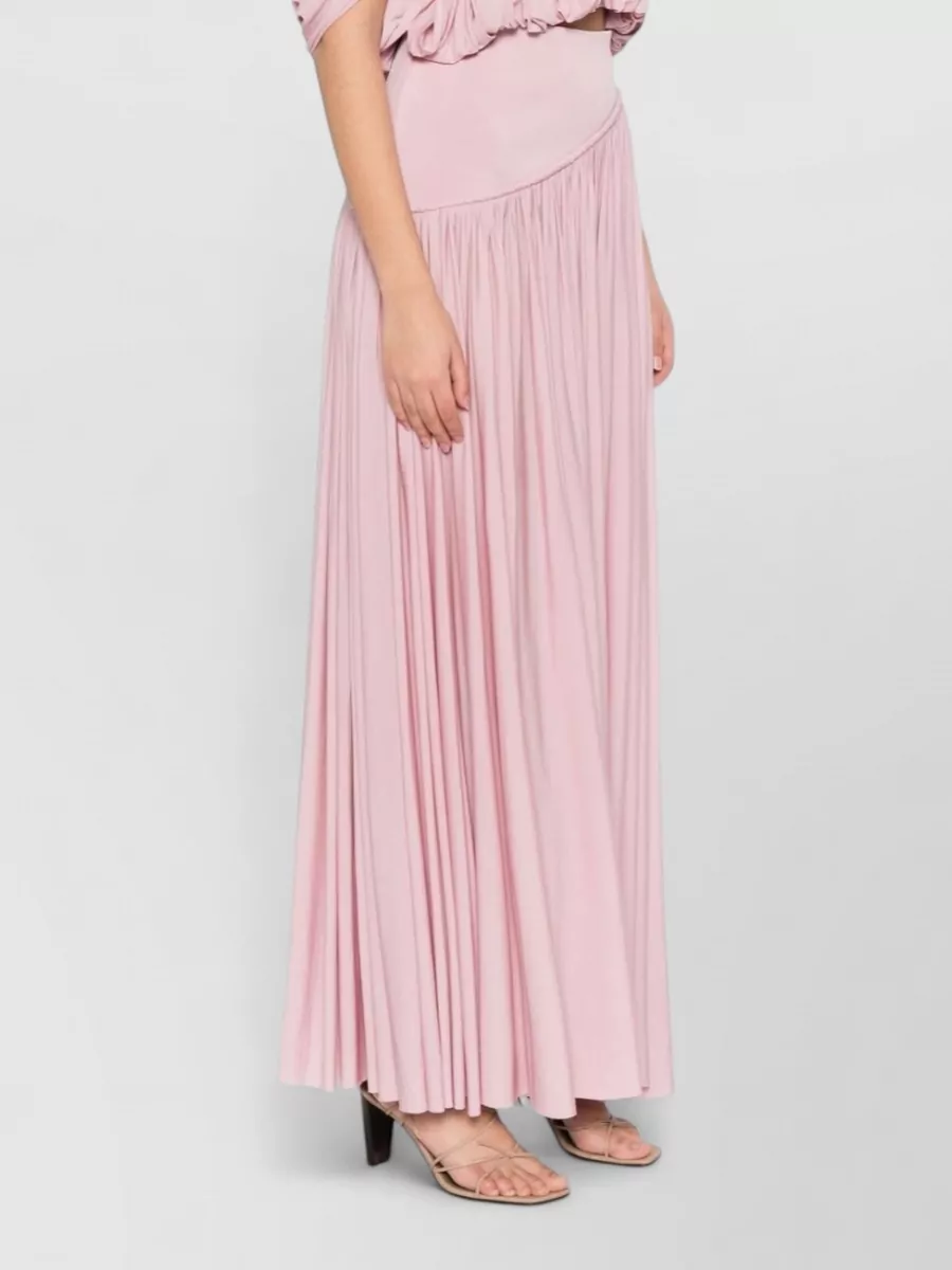 Zimmermann Viscose Asymmetric Draped Maxi Skirt