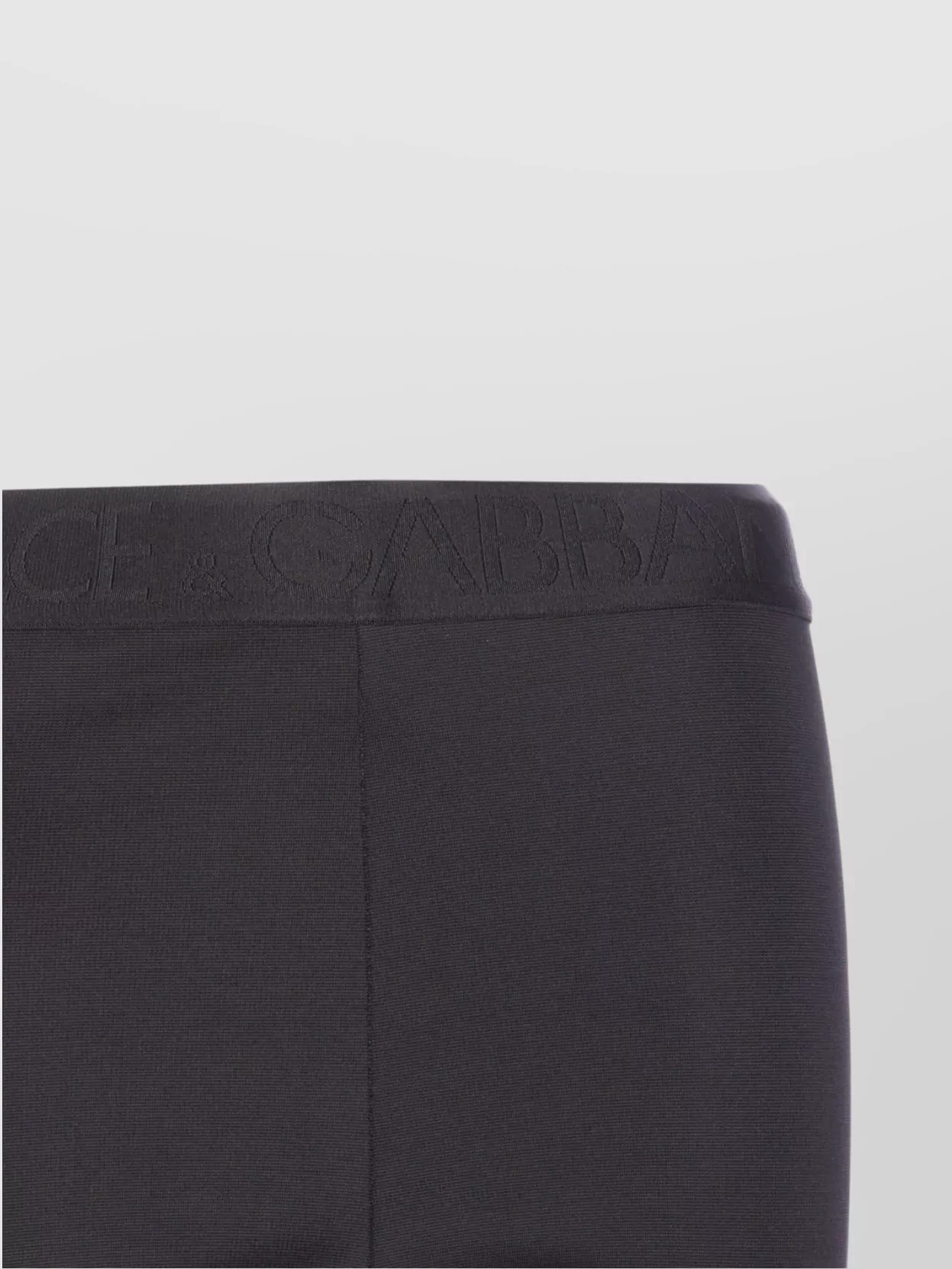 Dolce & Gabbana Elasticized Waist Tight Fit Leggings In Blue