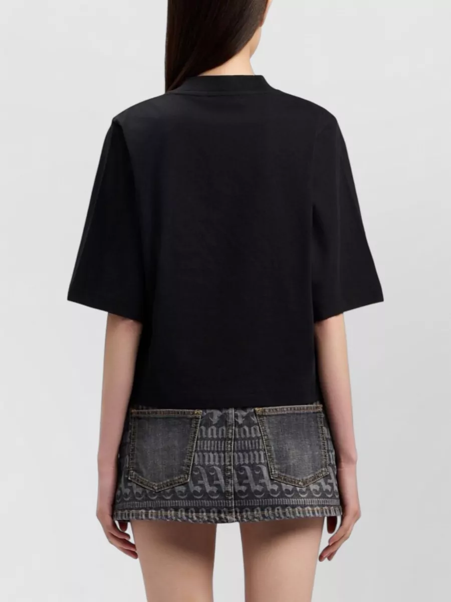 Palm Angels Ribbed Boxy T-Shirt