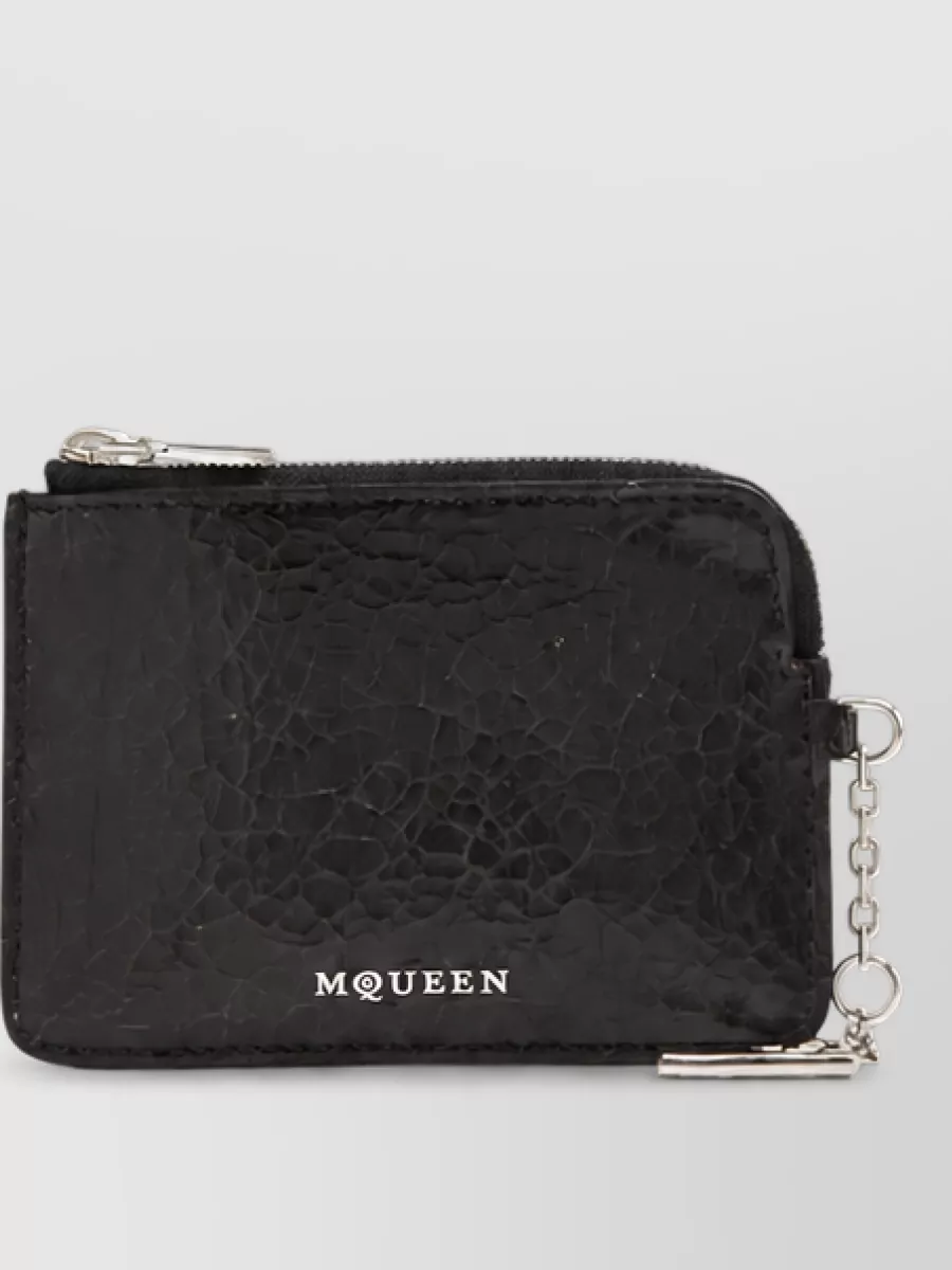 Alexander McQueen calfskin clutch bag