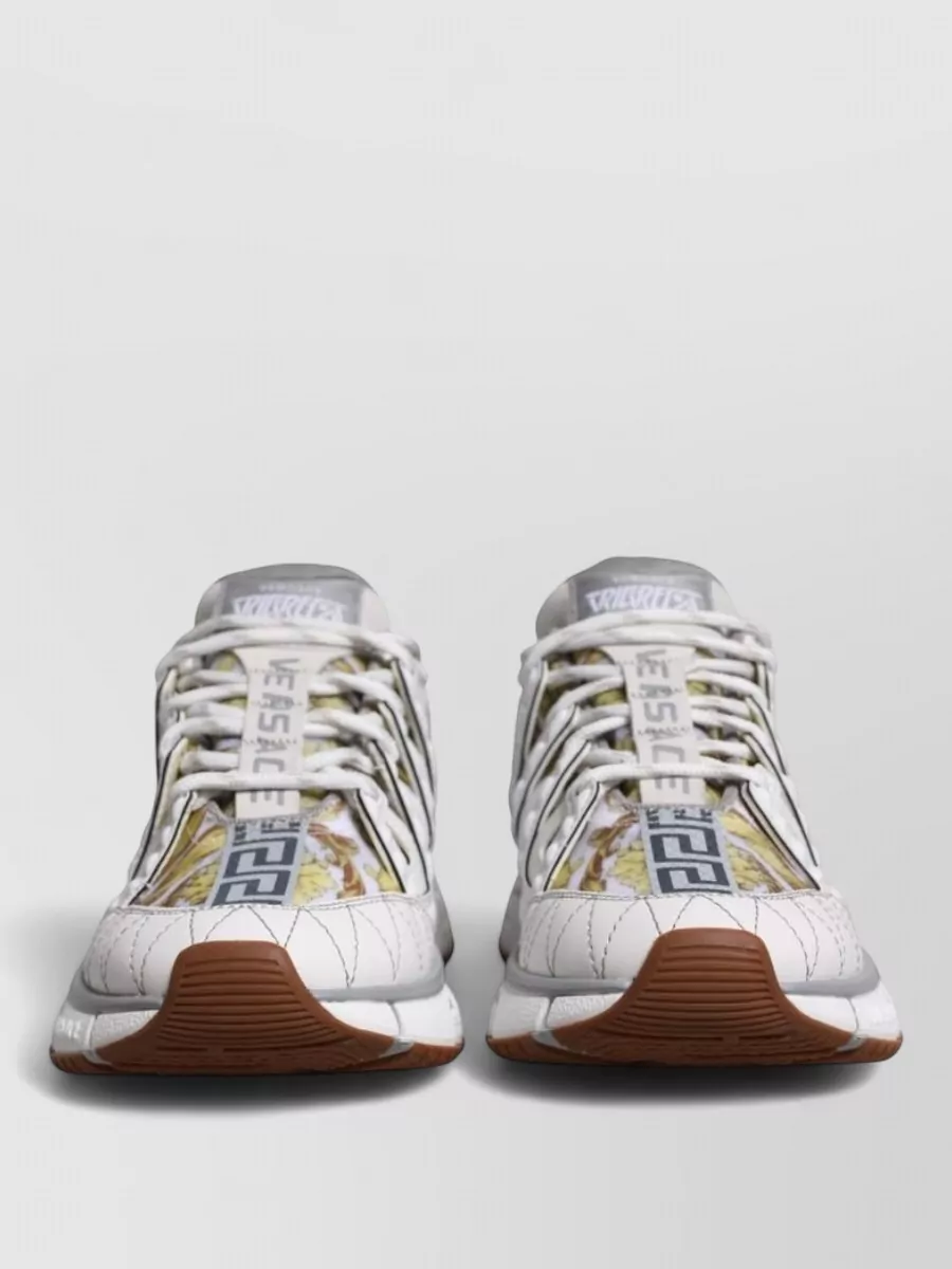 Versace barocco print low-top sneakers