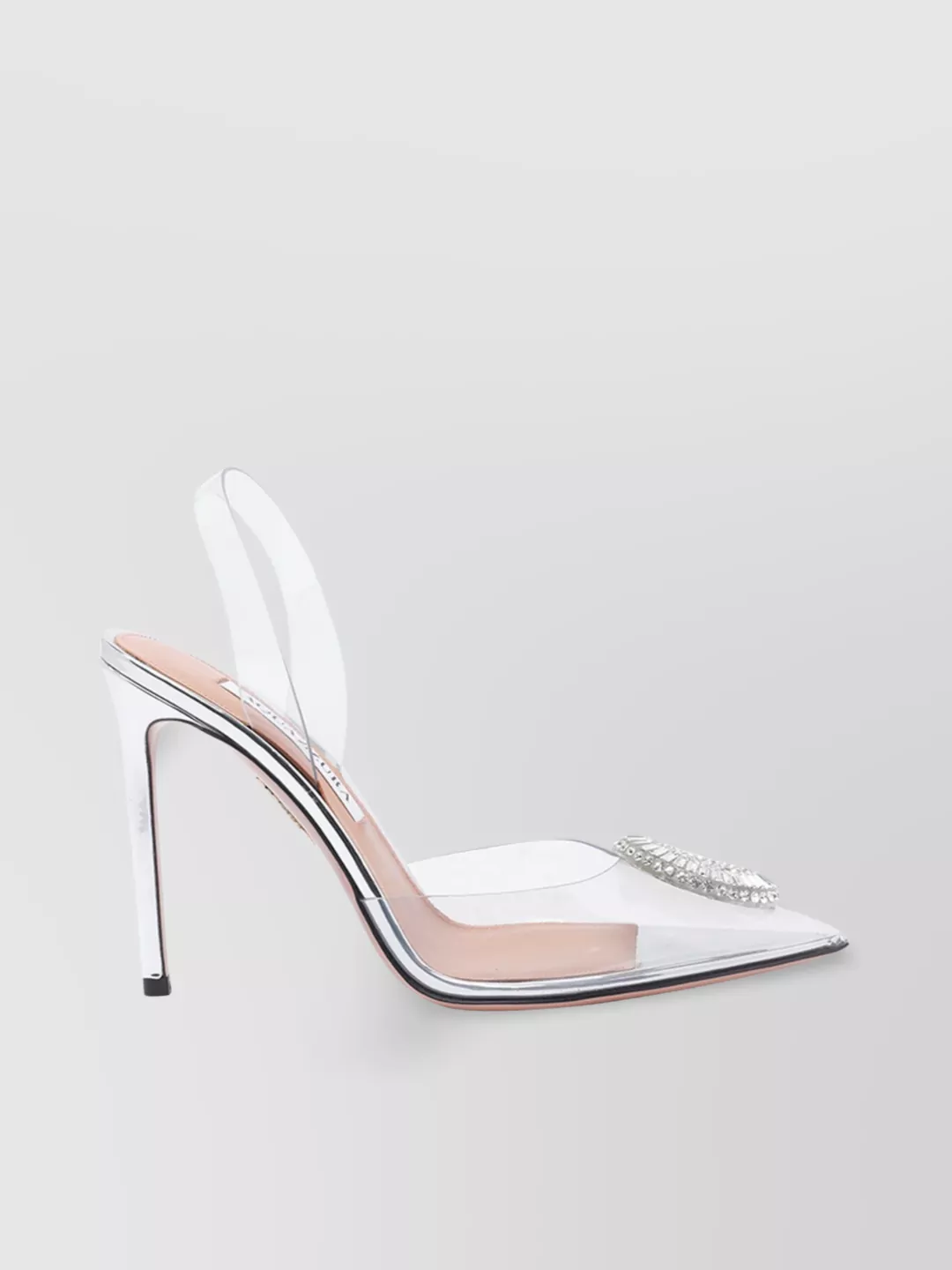 Aquazzura Crystal Embellished Pointed Toe Pumps