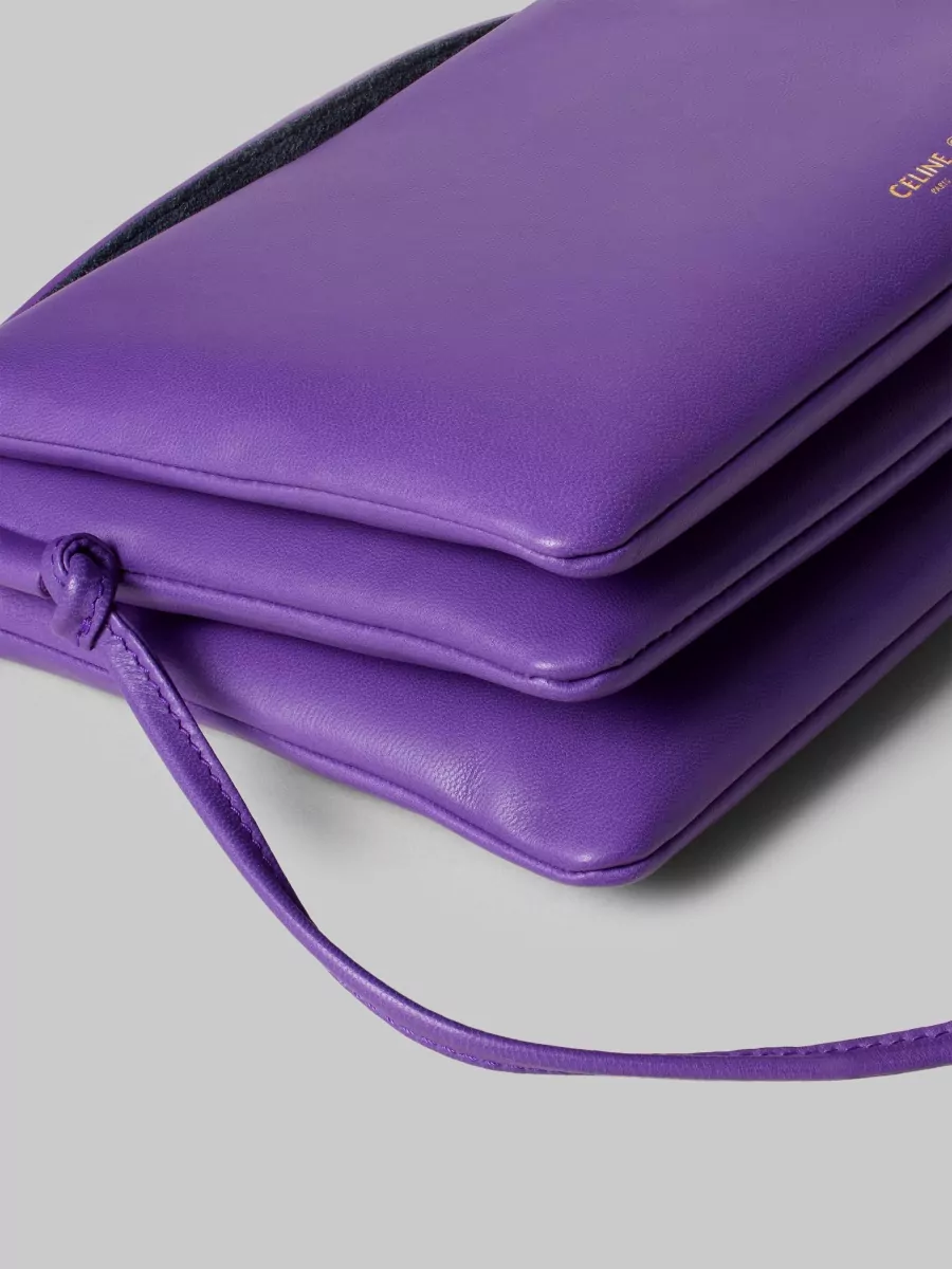 Celine Lambskin Flap Shoulder Bag