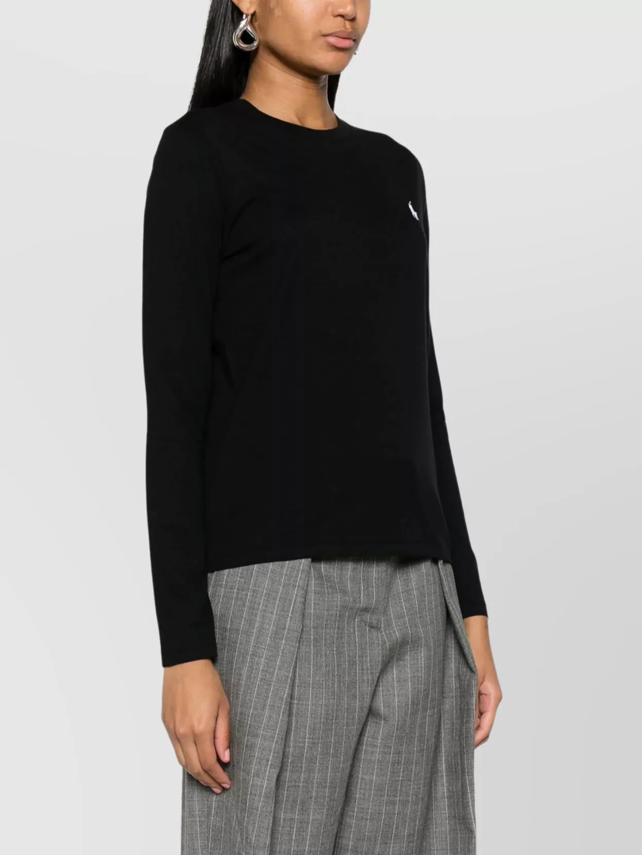 Ralph Lauren Crew Neck Logo-Embroidered Cotton T-Shirt