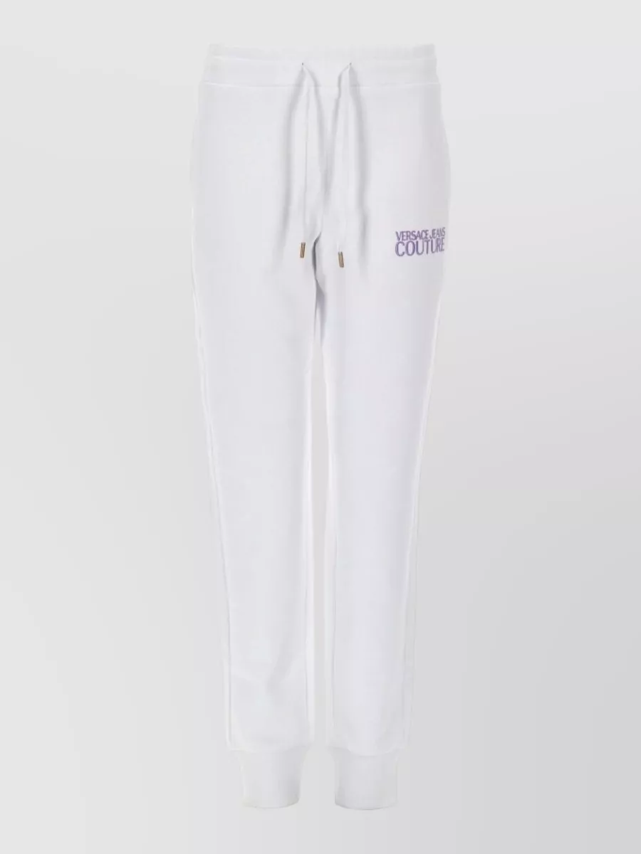 Versace Jeans Couture cotton logo-print track pants