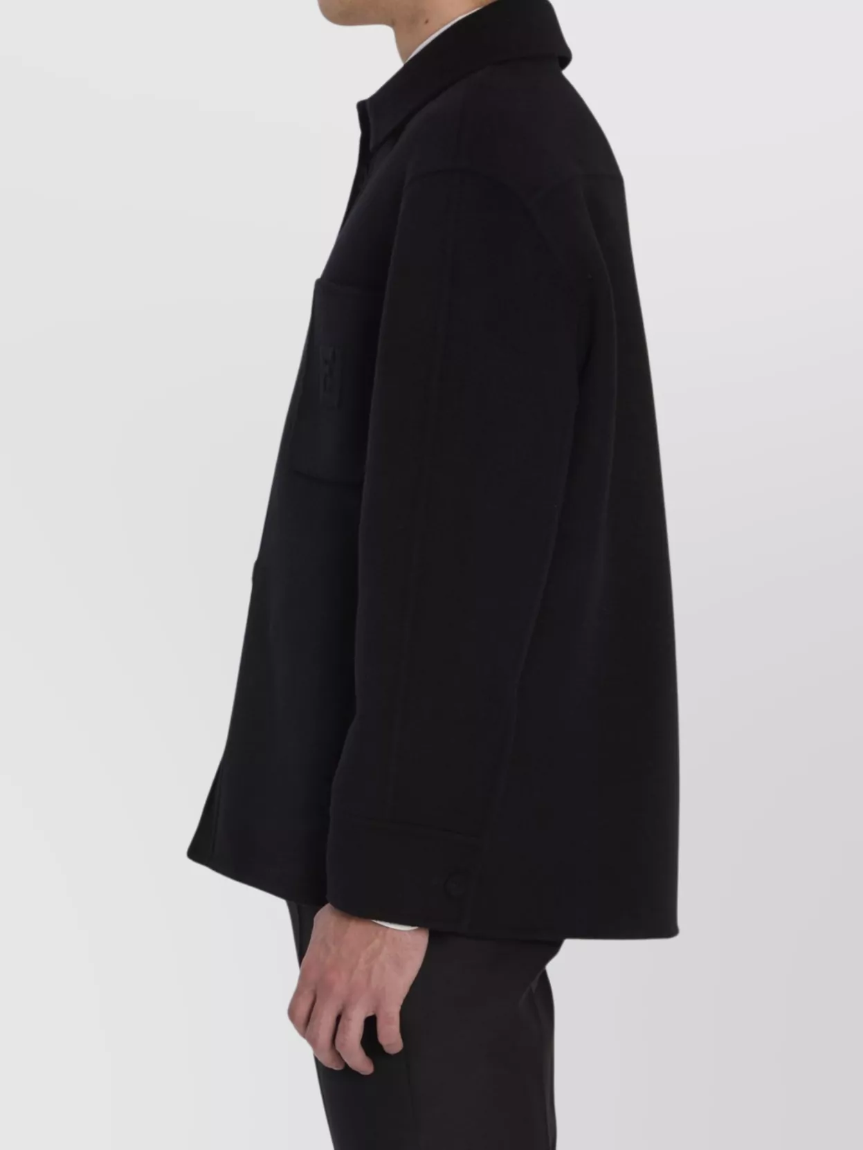 Fendi Double Wool Shirt Jacket