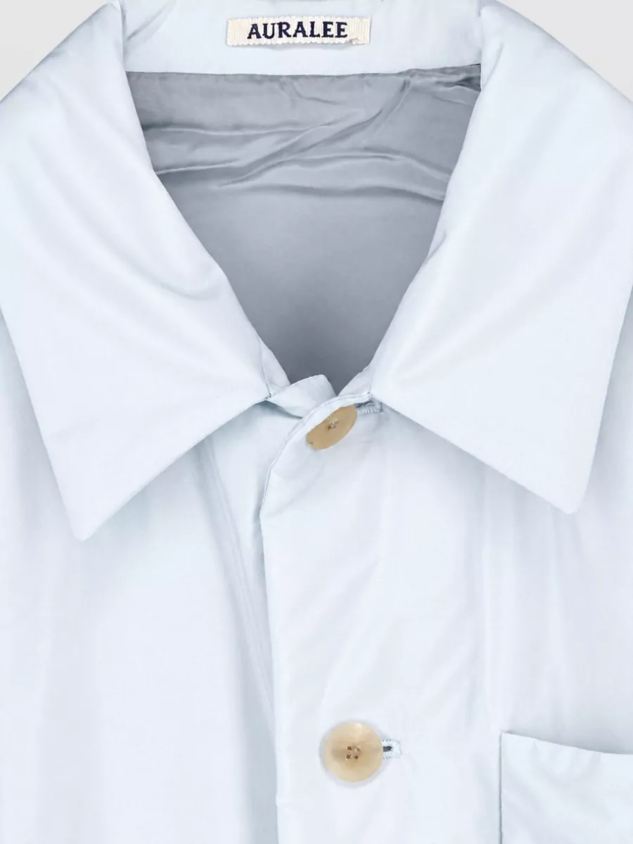 Auralee Silk Single Breasted Coat