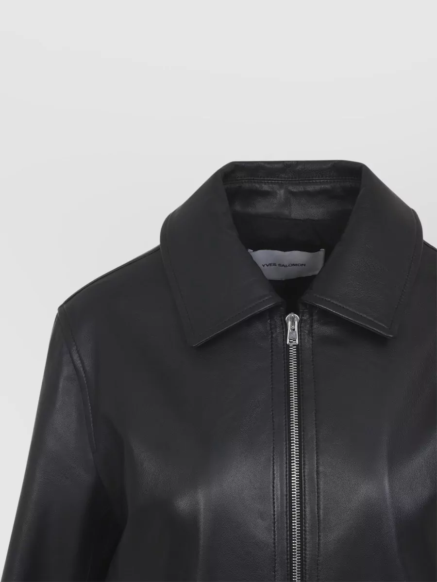 Yves Salomon Lamb Leather Jacket
