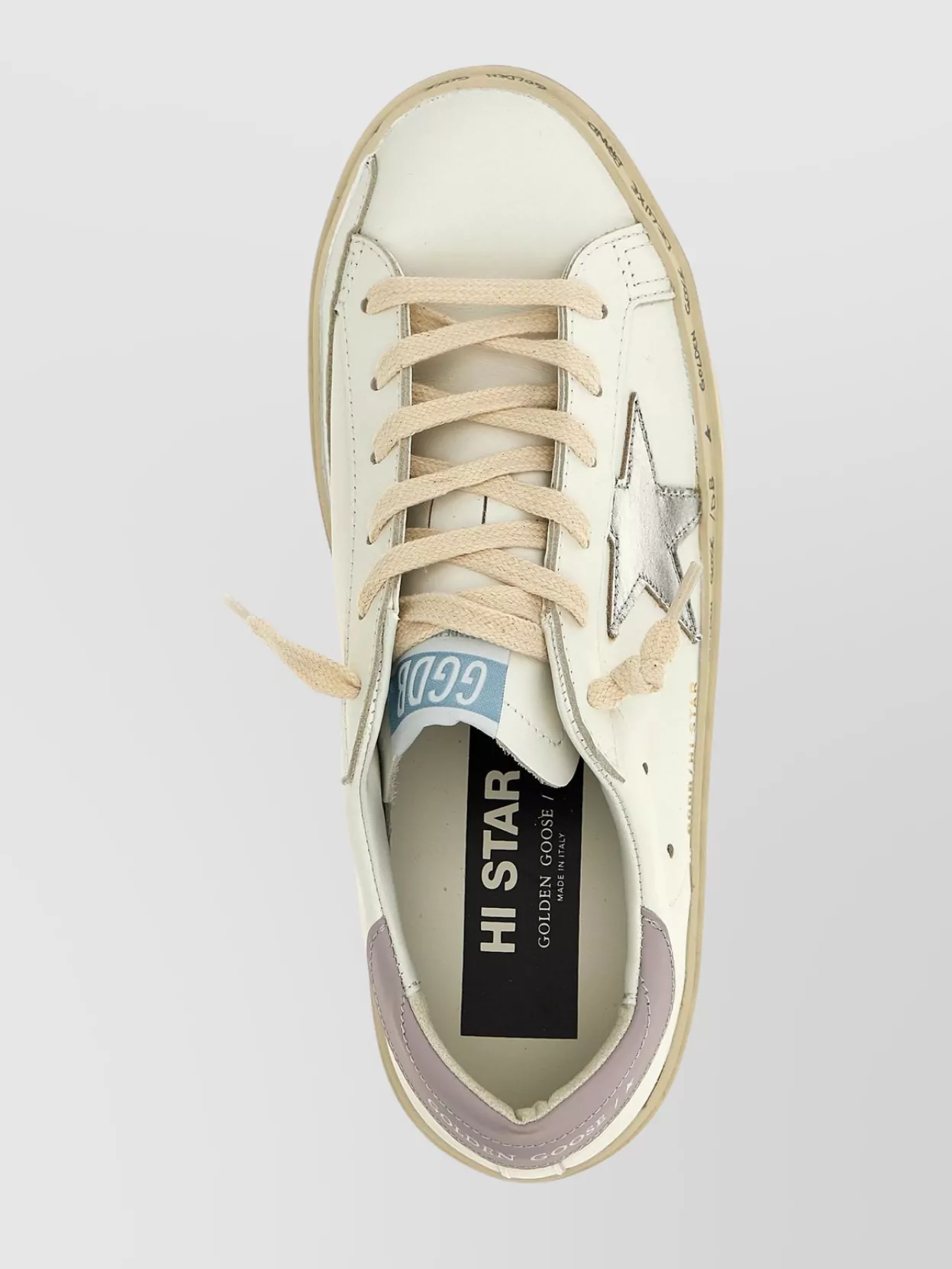 Golden Goose Star Perforated Contrast Sneakers