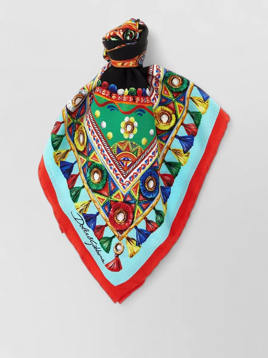 Dolce&Gabbana Silk Printed Scarf