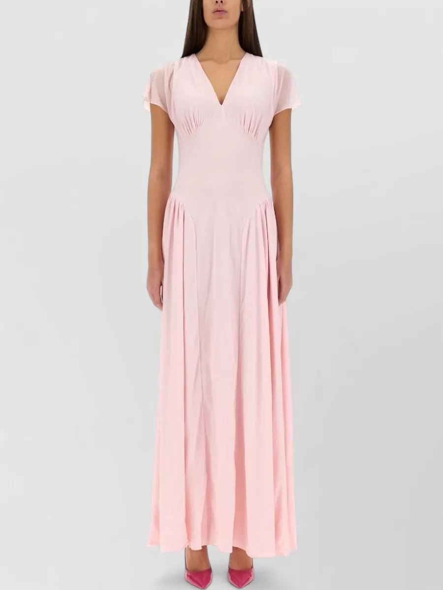 Rotate Birger Christensen Draped Maxi Dress