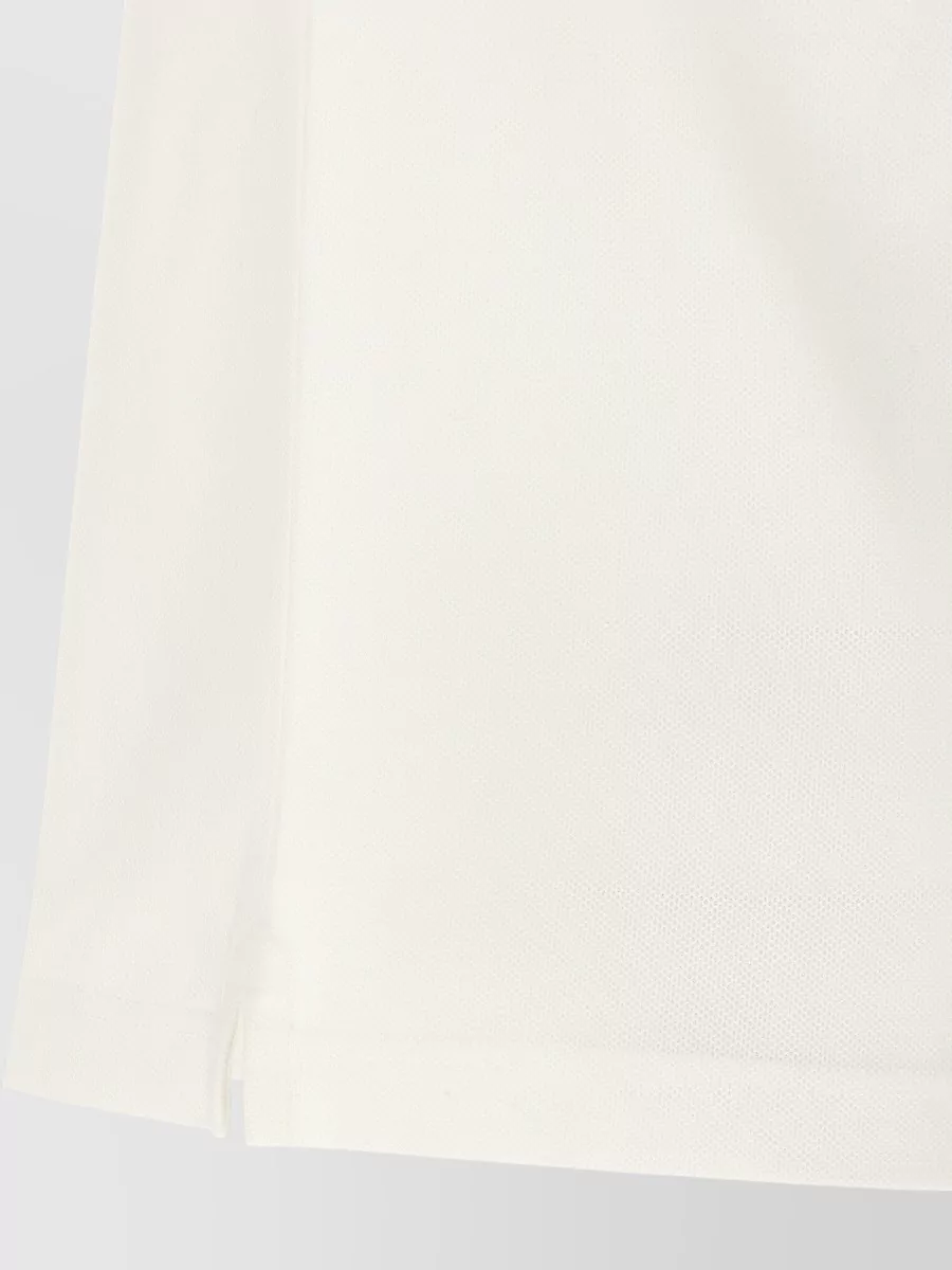 Burberry Polo Shirt Featuring Embroidery Ribbed Collar