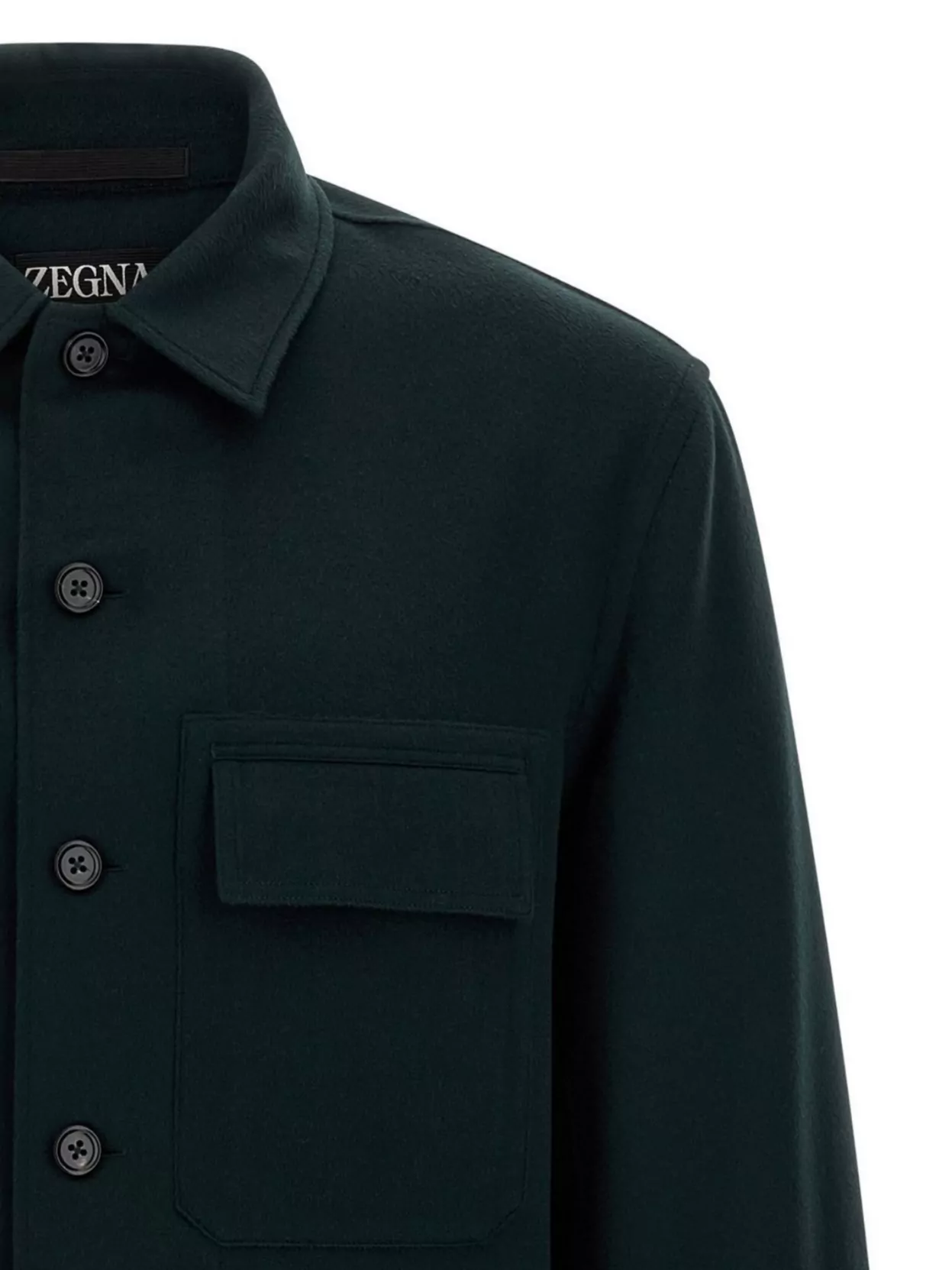 Zegna Shirt With Long Sleeves And Chest Pockets Design