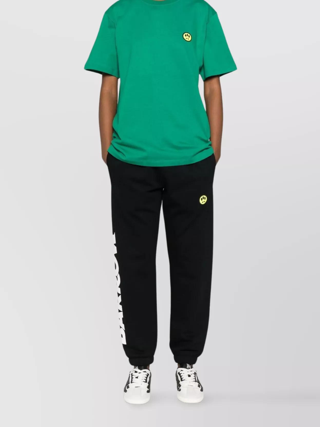 Barrow Elastic Waistband Tracksuit Bottoms With Side Pockets