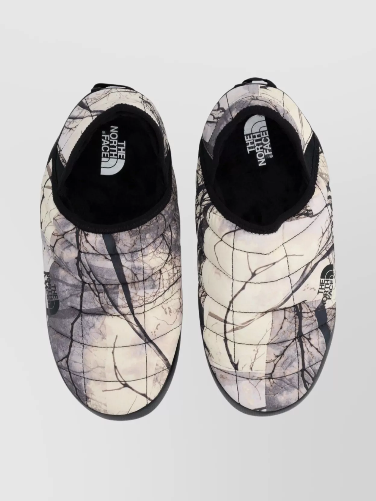The North Face Quilted Round Toe Sneakers With Rubber Sole