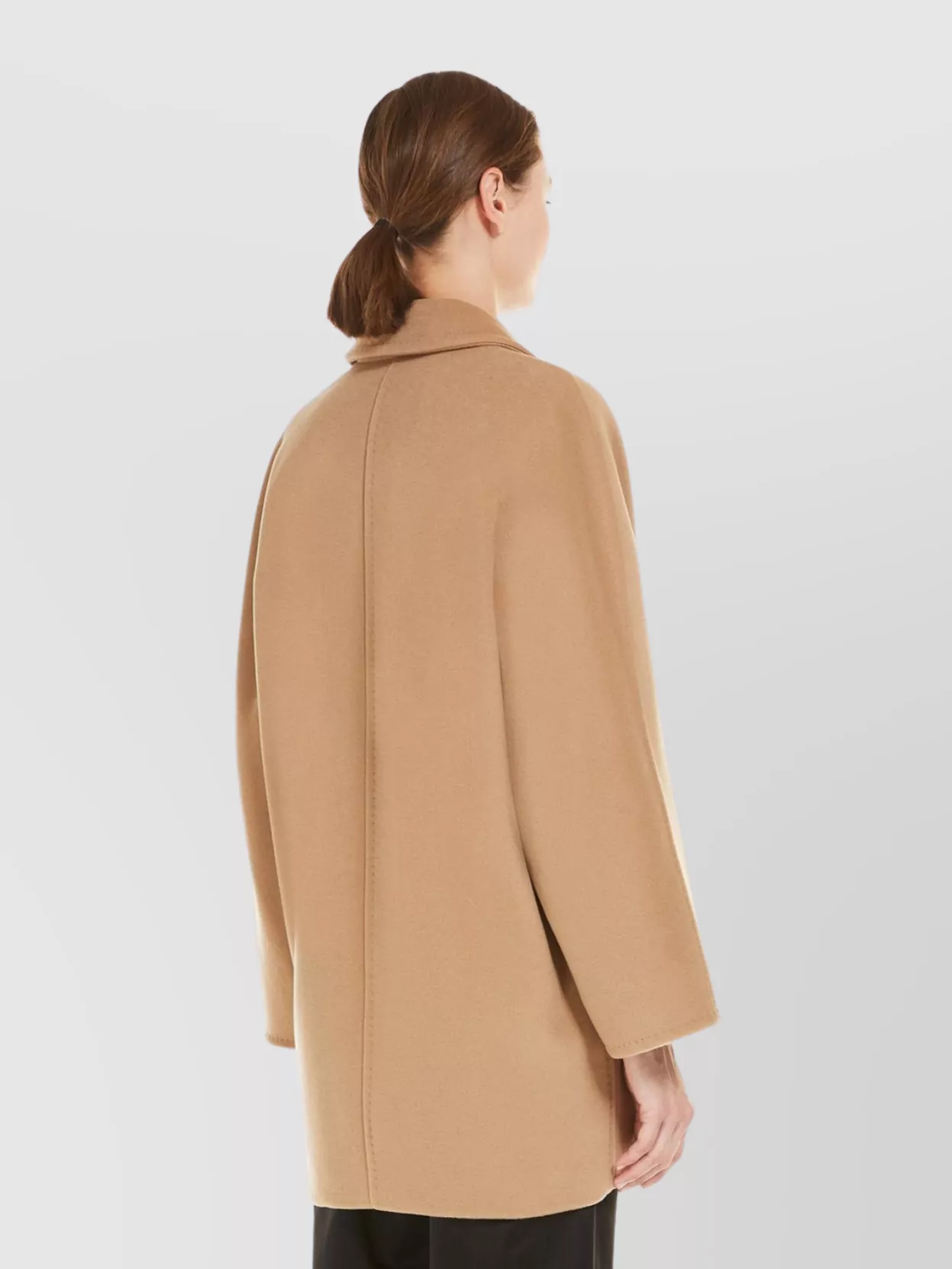 Max Mara Long Double-Breasted Jacket Oversized Fit