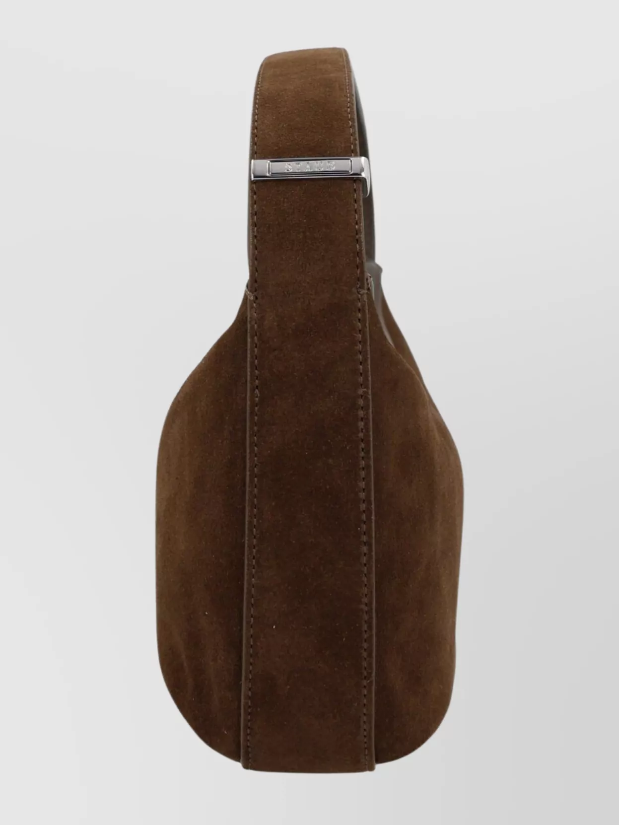 Staud Suede Rectangular Shoulder Bag With Top Handle