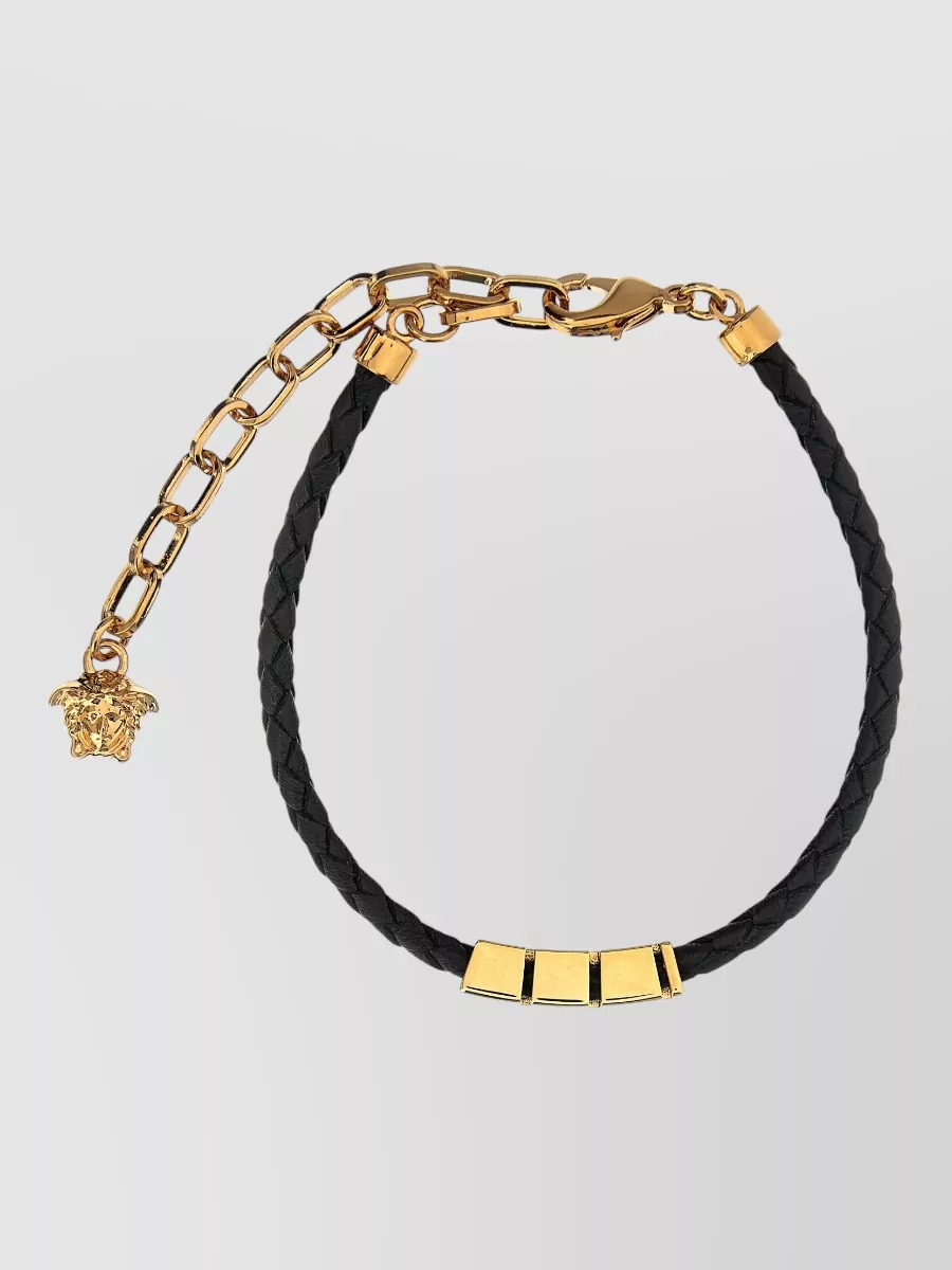 Versace leather bracelet