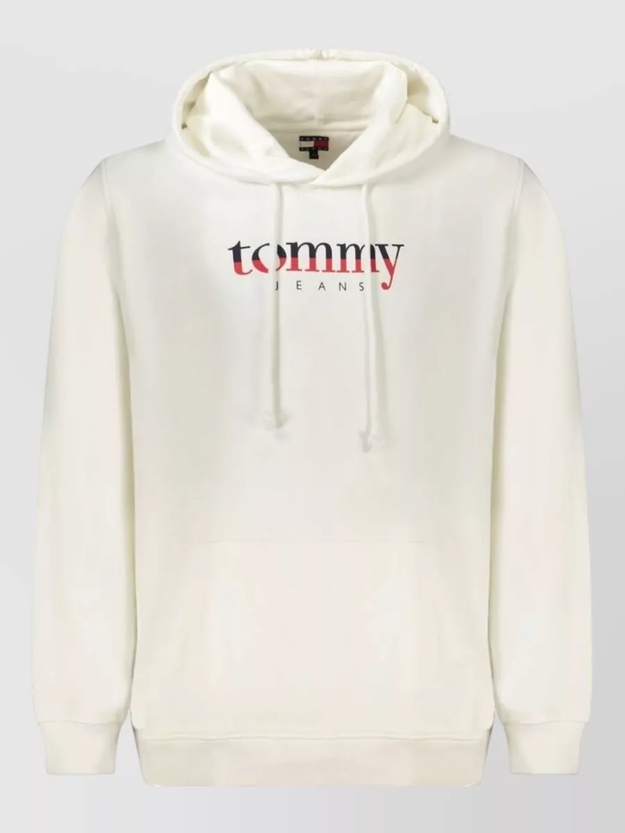 Tommy Hilfiger cotton logo print hoodie