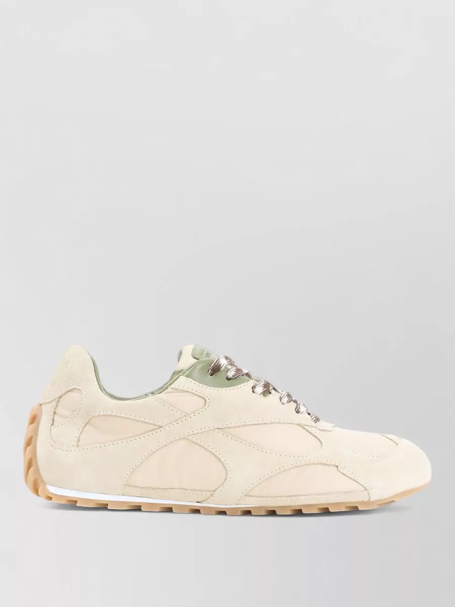 Bottega Veneta Leather Lace-Up Sneakers