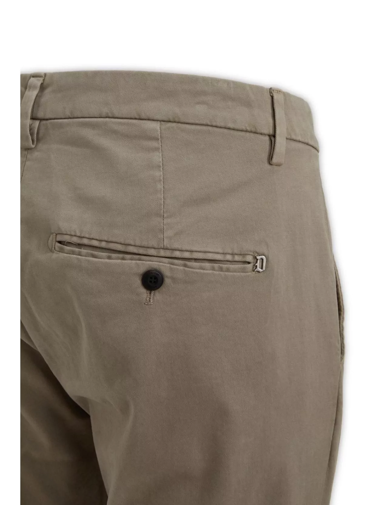 Dondup Cotton Trousers With Belt Loops And Pockets