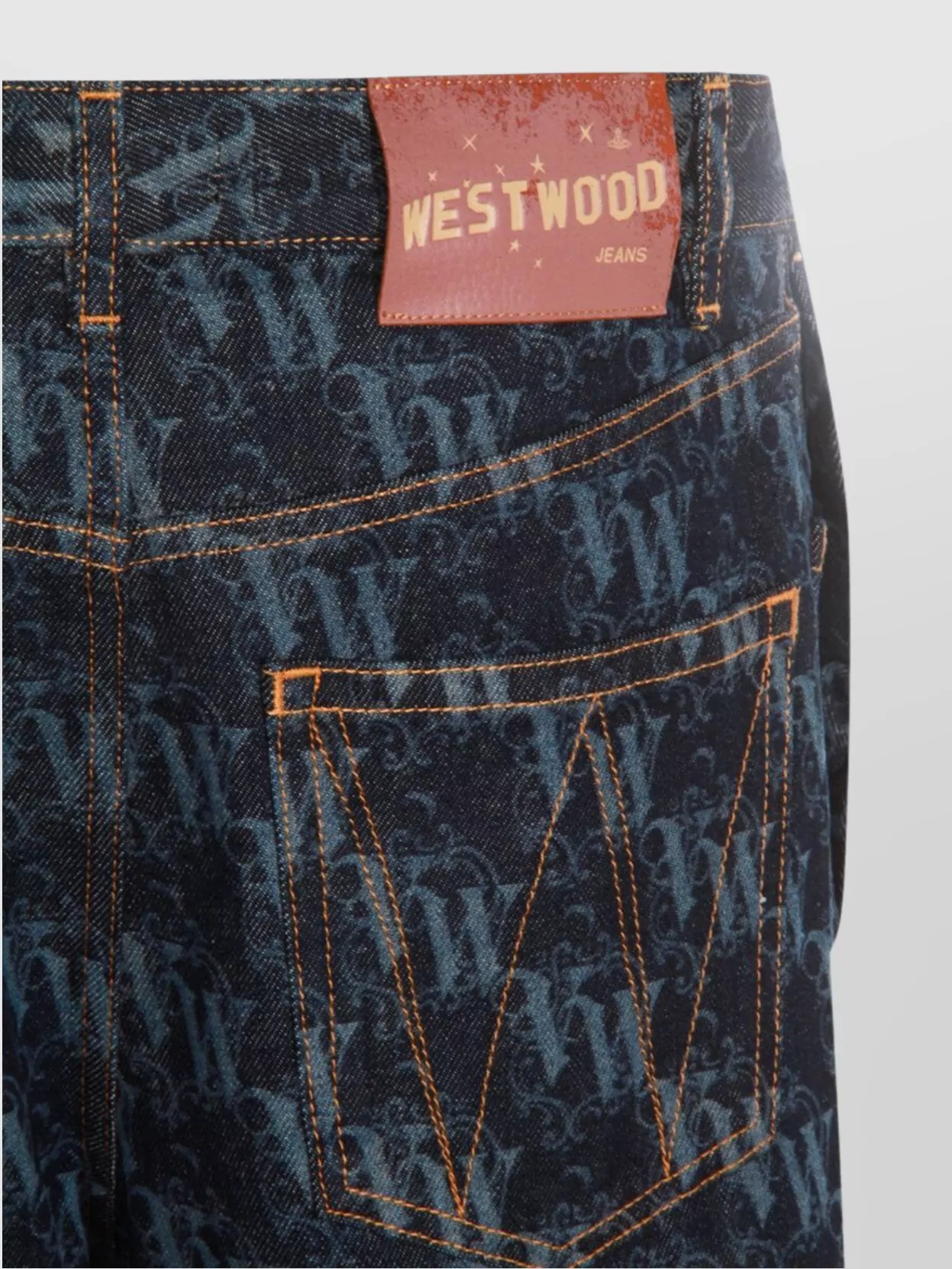 Vivienne Westwood Printed Trousers With Pockets And Loops