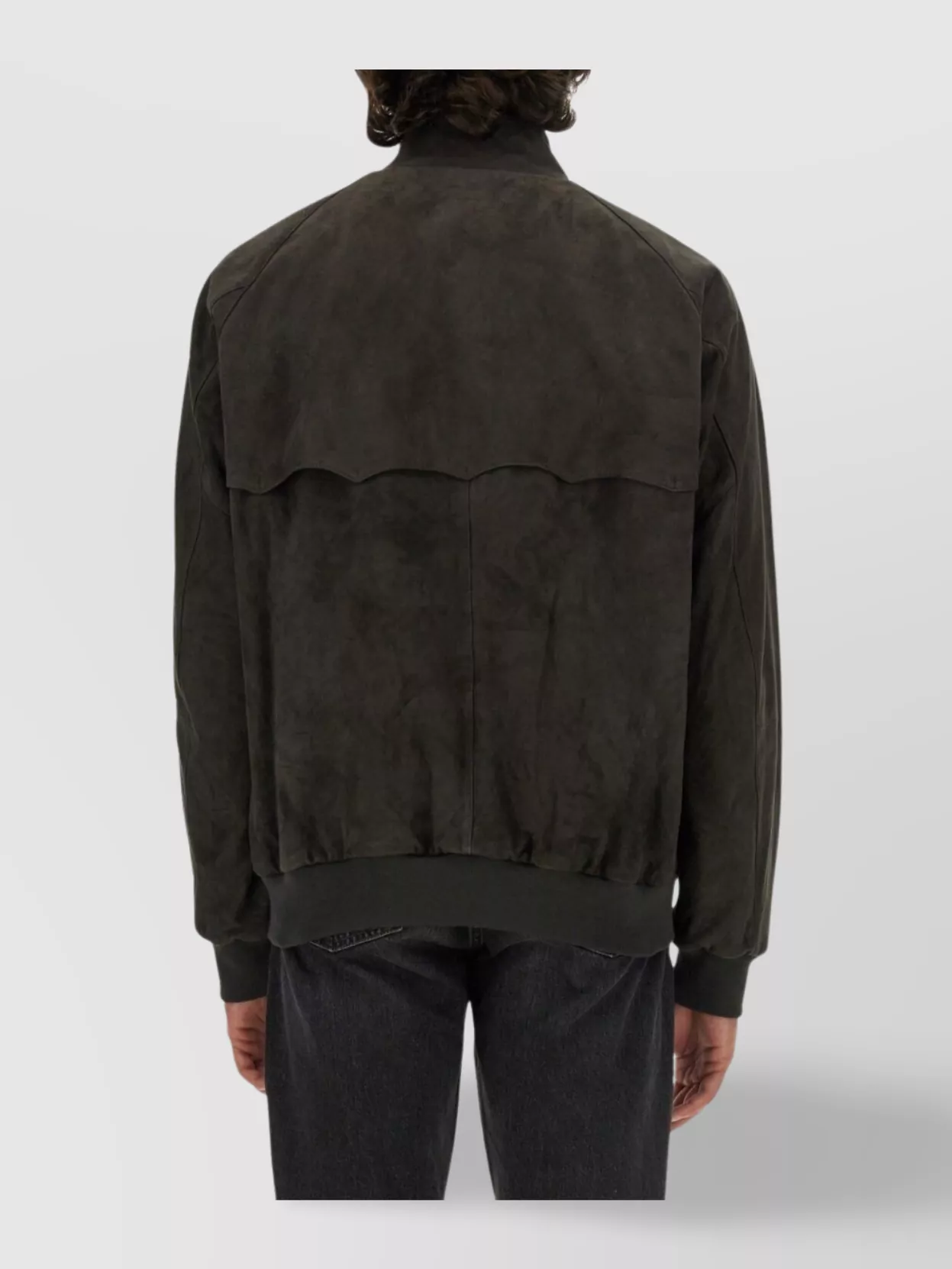 Baracuta Jacket With Buttoned Pockets And High Collar