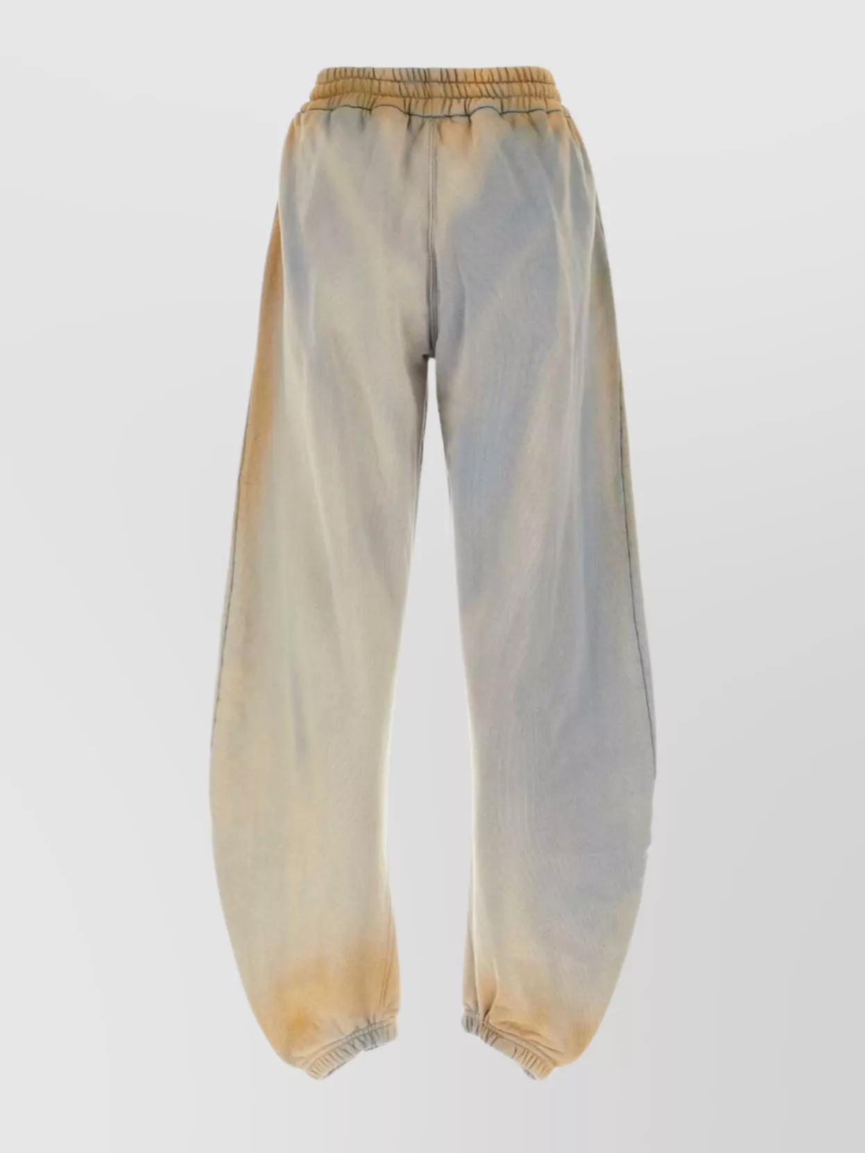 Shop Off-white Cotton Joggers Featuring Tie-dye Pattern