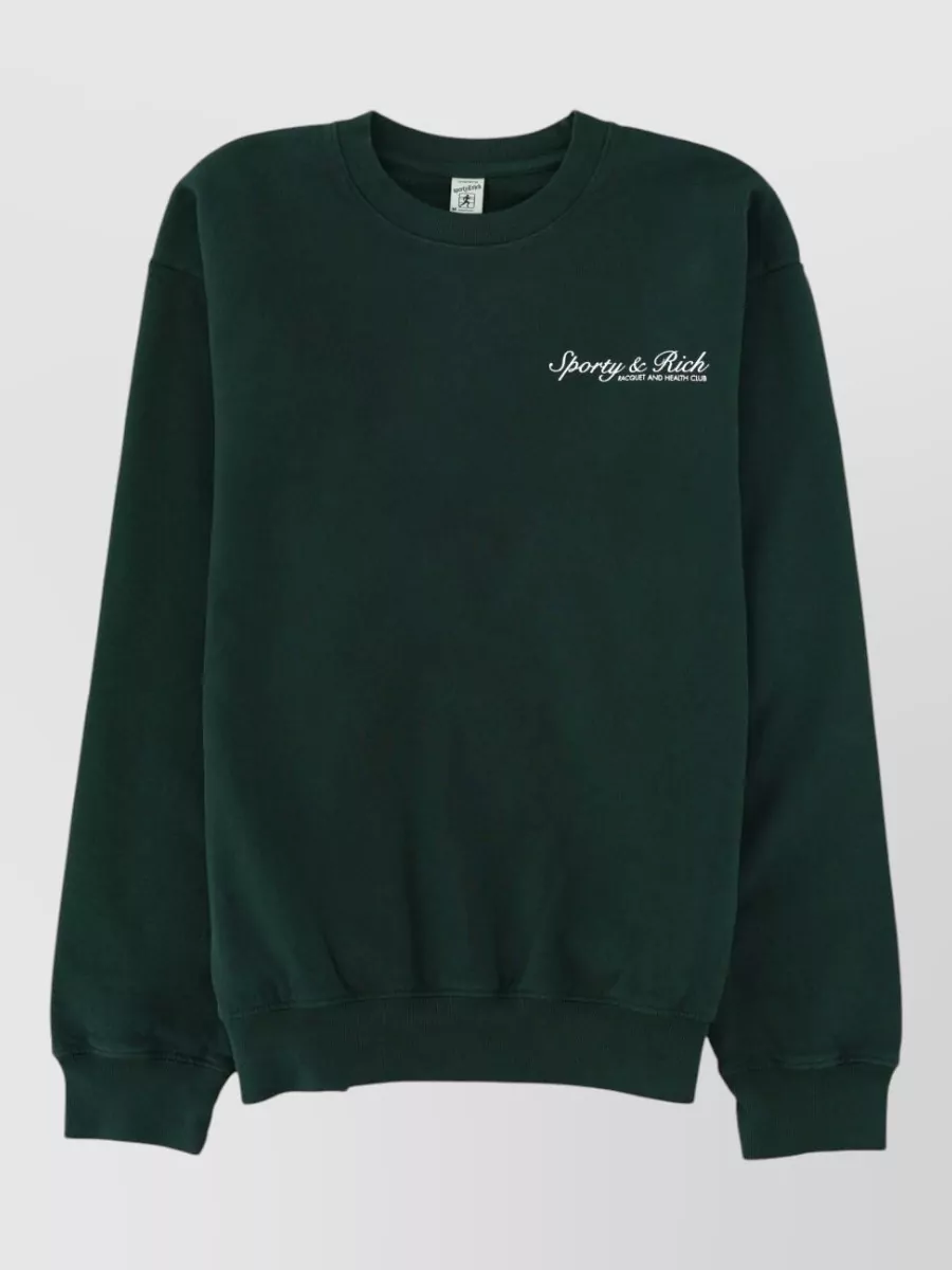 Sporty & Rich logo sweatshirt