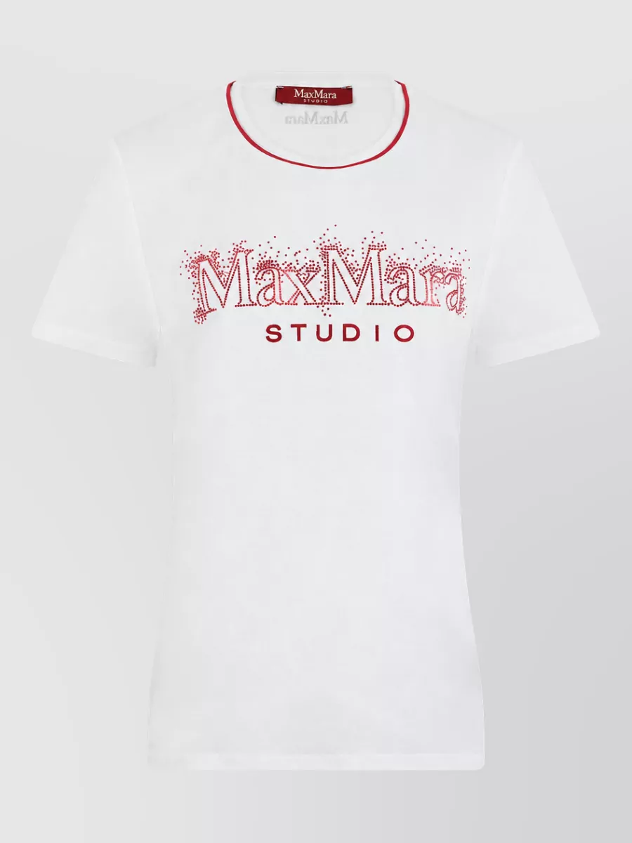 S Max Mara logo-print t-shirt