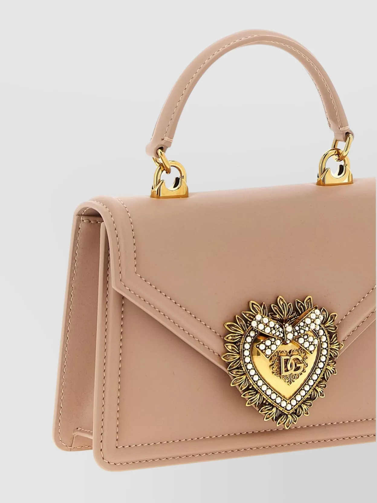 Dolce&Gabbana Small Handbag With Chain Strap And Heart
