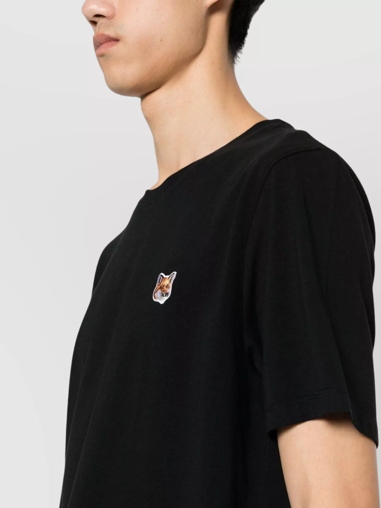 Maison Kitsuné Fox Head Patch T-Shirt